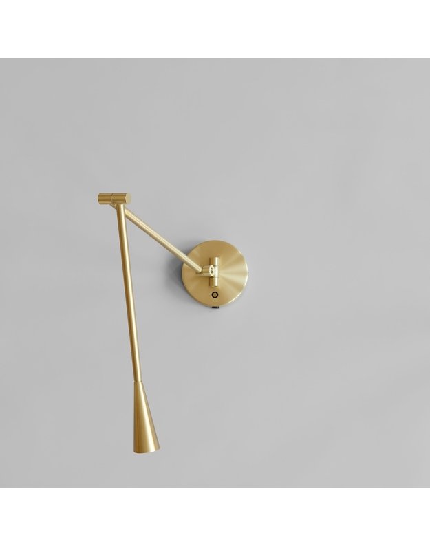 SIENINIS ŠVIESTUVAS SNAKE | Brass 6