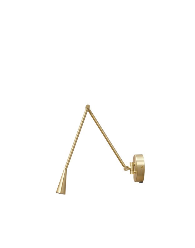 SIENINIS ŠVIESTUVAS SNAKE | Brass