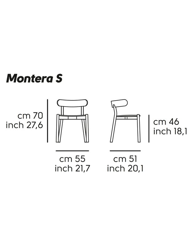 KĖDĖ MONTERA | +spalvos 10