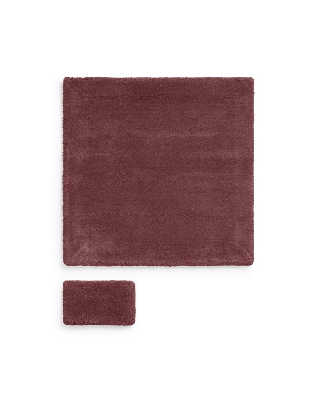 SOLID WOOL RUBY RED kilimas