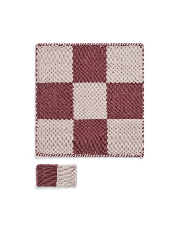 CHESS BURGUNDY kilimas