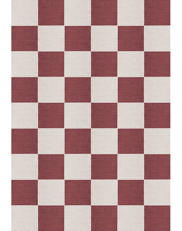CHESS BURGUNDY kilimas