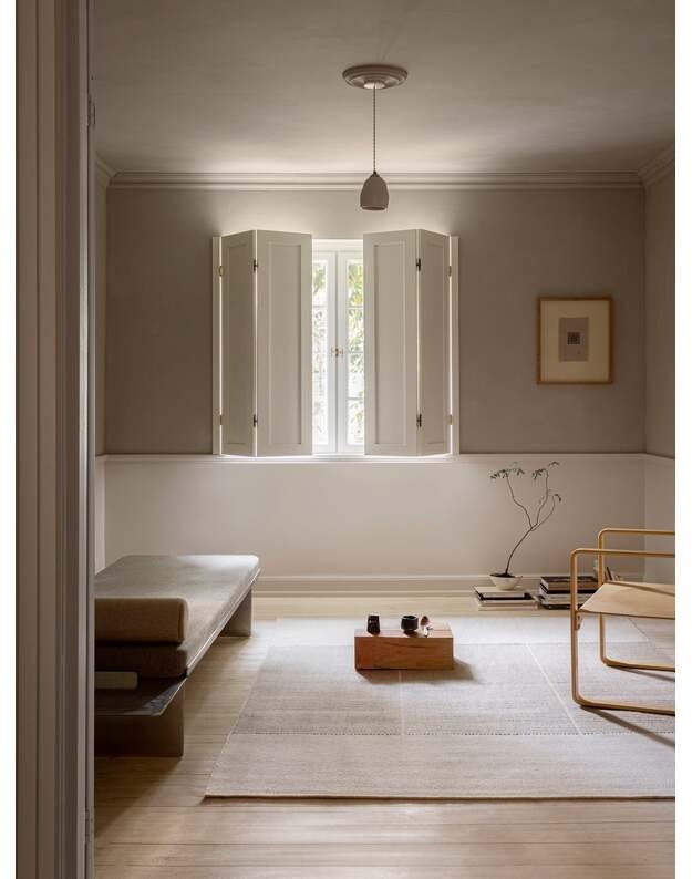 POETIC GRID rug | Beige