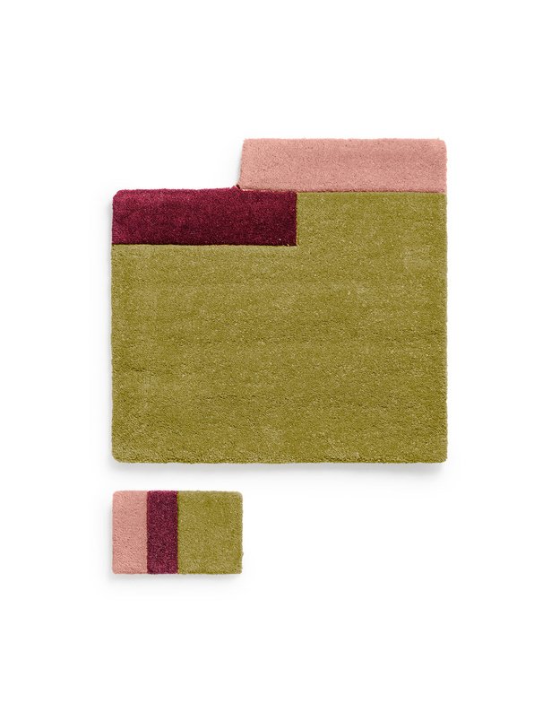 TEKLAN FREGIO OLIVE BLUSH kilimas