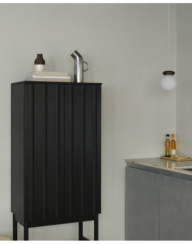 RIB CABINET HIGH | Soft Black