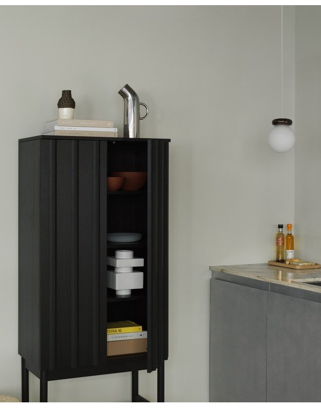 RIB CABINET HIGH | Soft Black