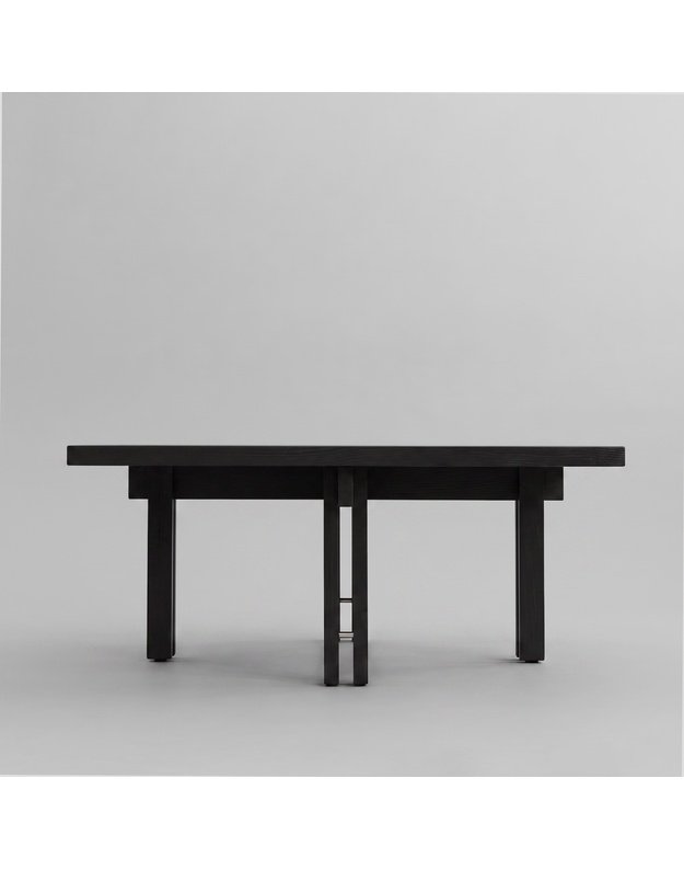 PLINTH kavos staliukas, Coffee Black Oak