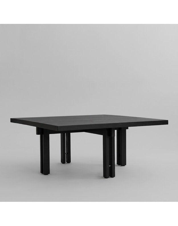 PLINTH kavos staliukas, Coffee Black Oak