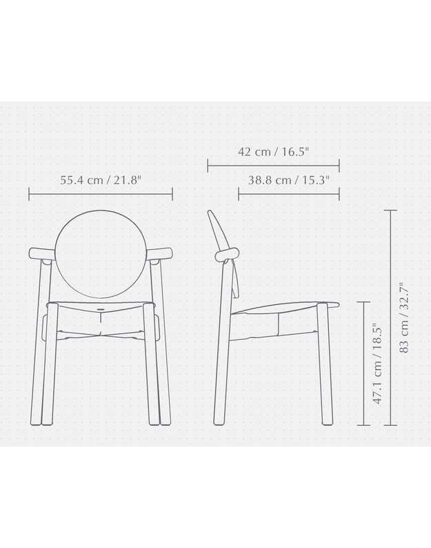 HEIKO DINING CHAIR | Walnut