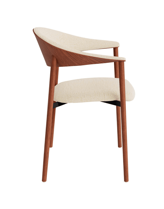 KĖDĖ SU PORANKIAIS RAVISH | Simply Beige | Walnut