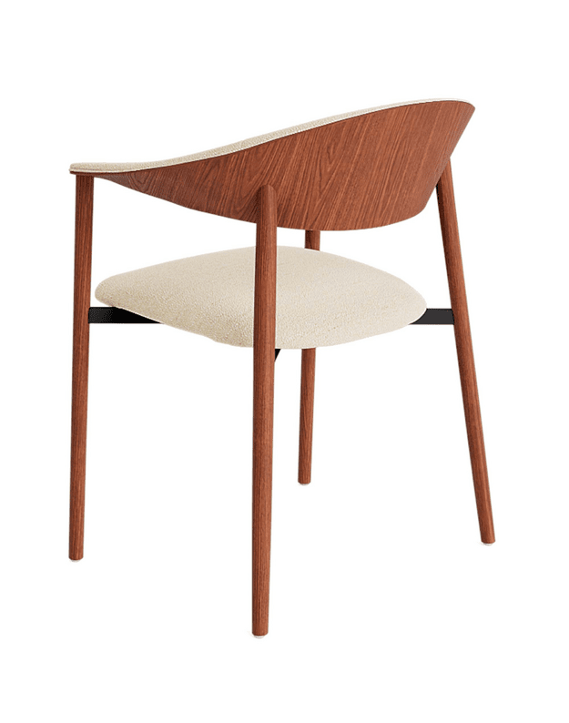 KĖDĖ SU PORANKIAIS RAVISH | Simply Beige | Walnut