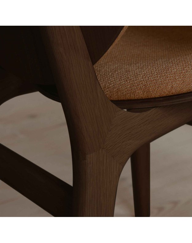 A CONVERSATION PIECE DINING CHAIR | Dark Oak
