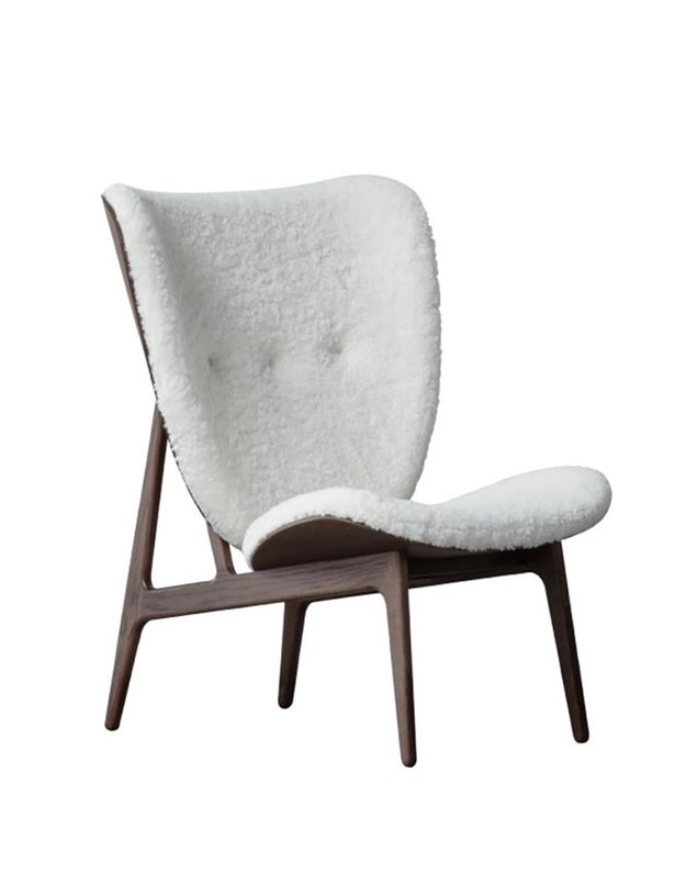 ELEPHANT lounge chair | Sheepskin Off White