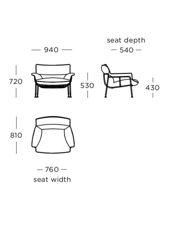 LOBBY LOUNGE CHAIR by Skogstad & Wærnes