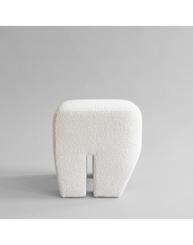 SCULPT STOOL | Off - white