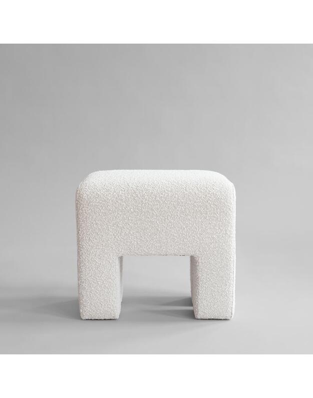 SCULPT STOOL | Off - white