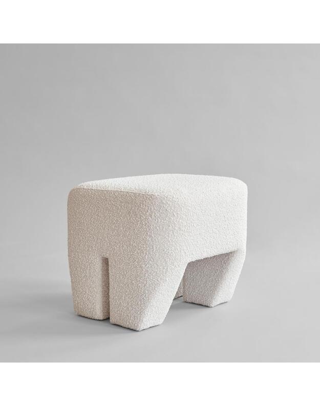 SCULPT STOOL | Off - white