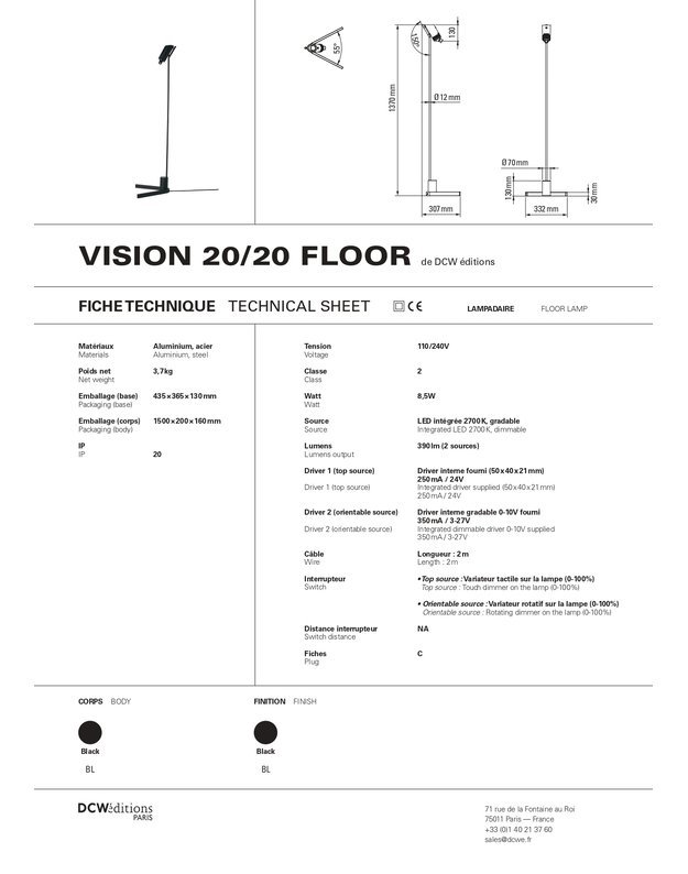 VISION 20/20 FLOOR LAMP 