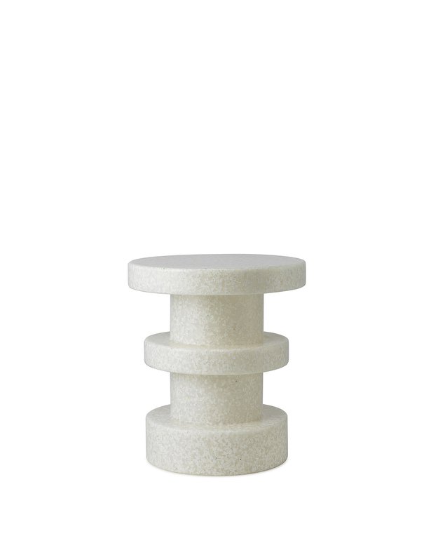 BIT STACK WHITE STOOL 