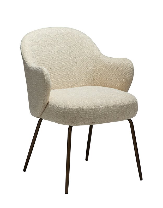 BAE armchair | frosted almond boucle