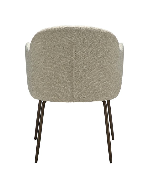 BAE armchair | frosted almond boucle