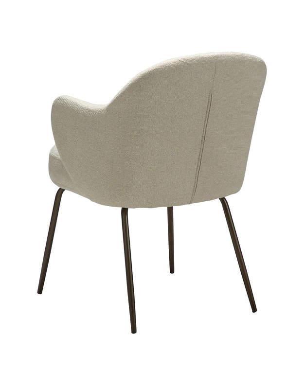 BAE armchair | frosted almond boucle