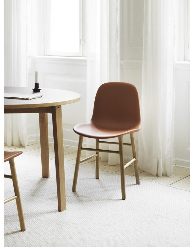 FORM CHAIR WOOD UPHOLSTERY | +colours