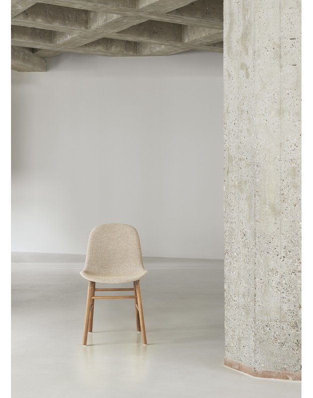 FORM CHAIR WOOD UPHOLSTERY | +colours