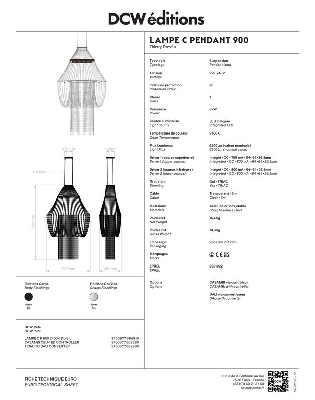 PAKABINAMAS ŠVIESTUVAS LAMPE C  10