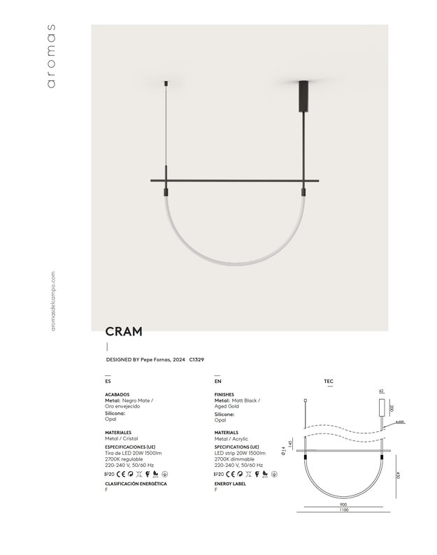 CRAM PENDANT LAMP | +colours 2