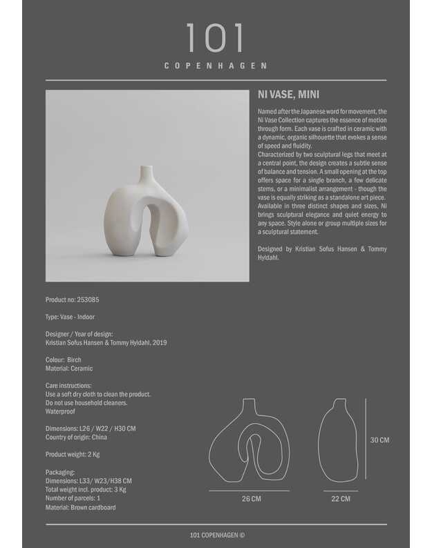 NI VASE MINI | Birch 5