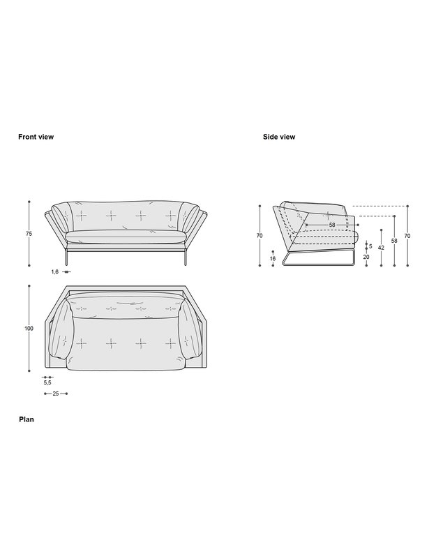 NEW YORK SUITE SOFA by Sergio Bicego | +sizes 9