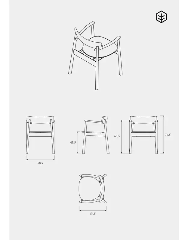 ELIPSA CHAIR | Black oak 6