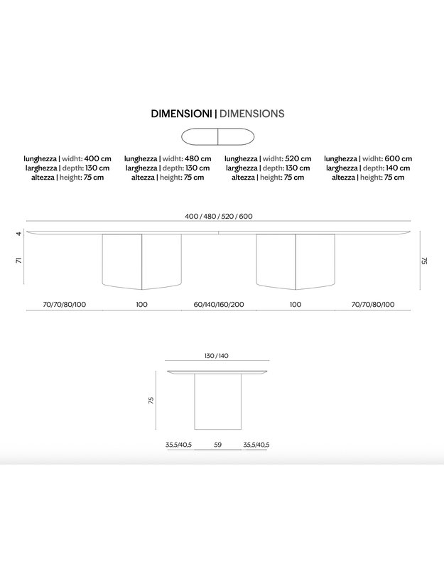 MONOPLAUTO MAXXXI TABLE | +sizes 4