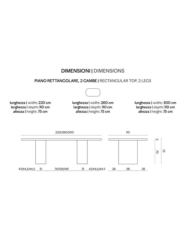 BONBON 2 TABLE | +sizes 5