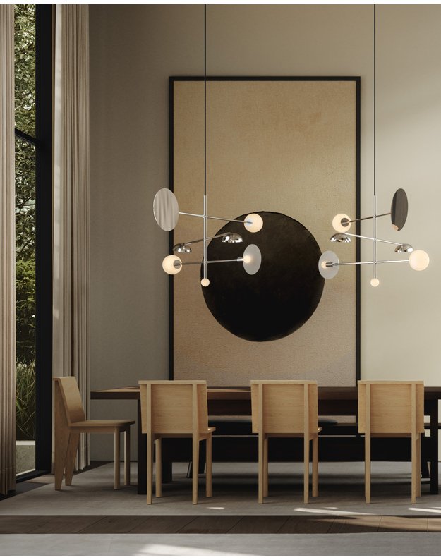 SAHN CHANDELIER | Chrome 2