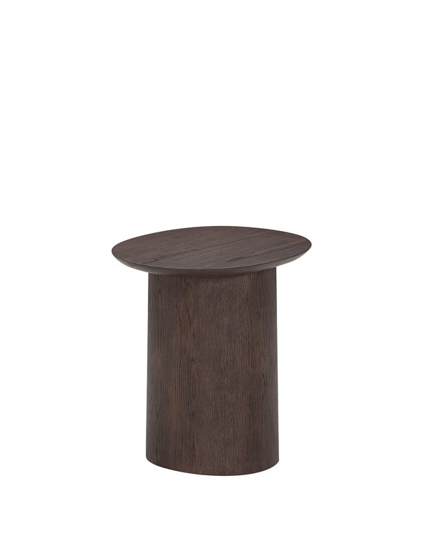 SIDE TABLE KIN HIGH | Brown oak