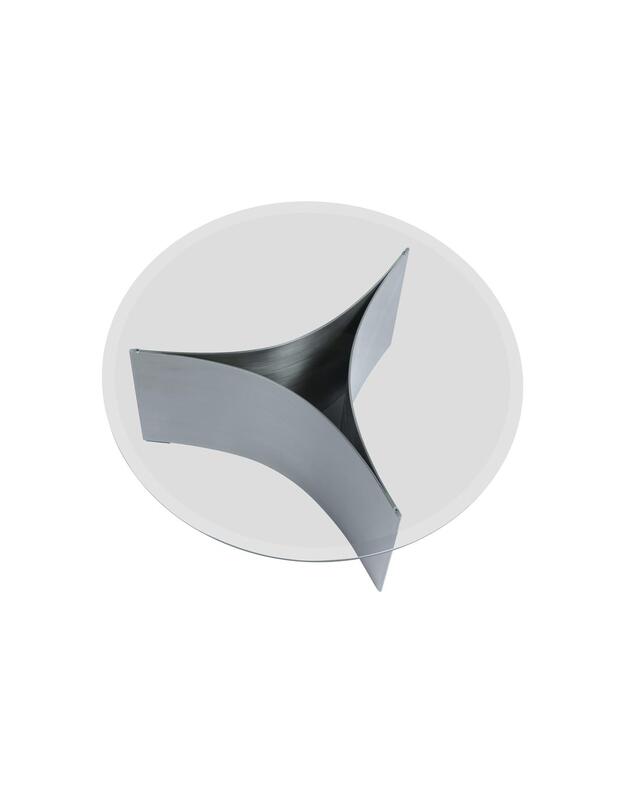 COFFEE TABLE ARC | Brushed steel +sizes 9