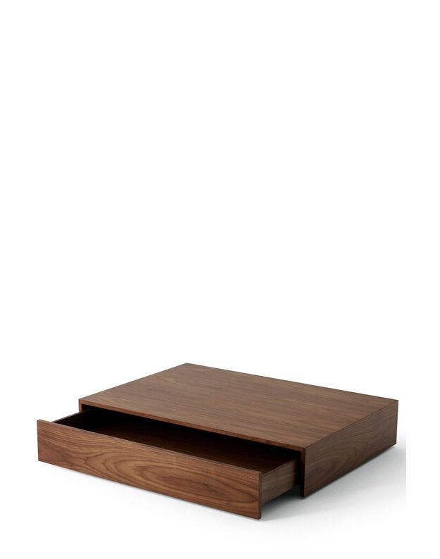 COFFEE TABLE MASS with drawer | Walnut  12