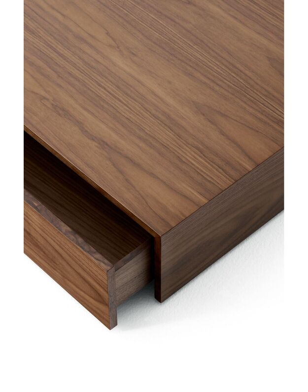 COFFEE TABLE MASS with drawer | Walnut  10
