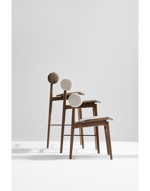 TOTEM UPHOLSTERY bar stool | +colours 3