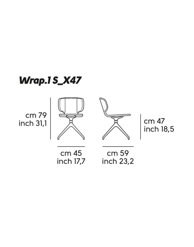 WRAP S X47 TS CHAIR | +colours 1