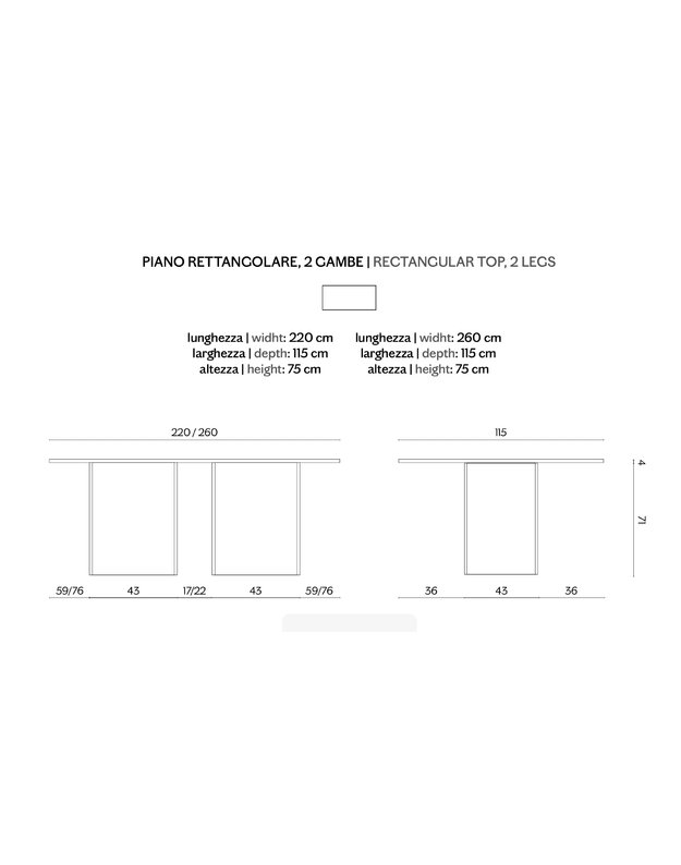 ALBIO SPACE TABLE | +colours 8