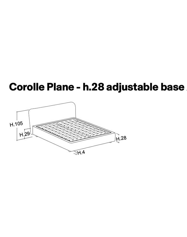 BED COROLLE H28 9
