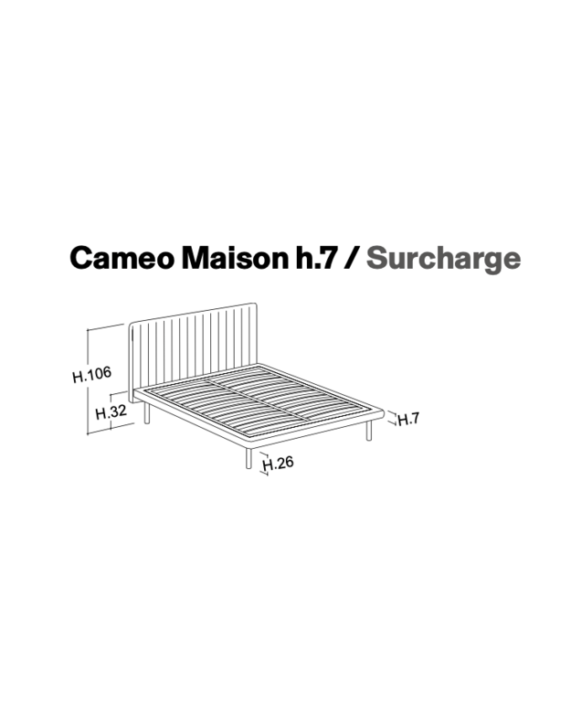 BED CAMEO MAISON H7 6
