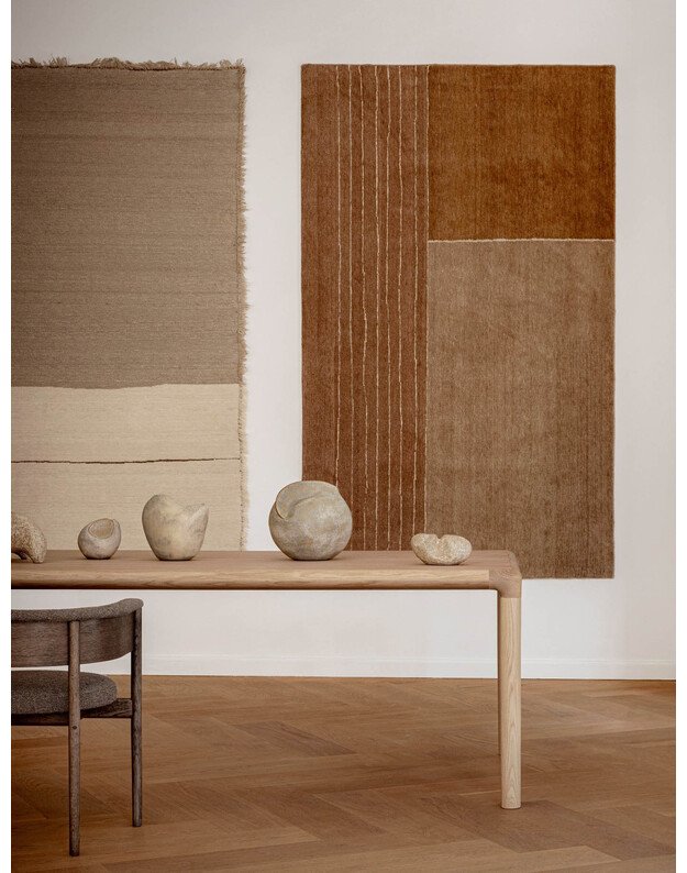 DRIFT LINE kilimas by Norm Architects | Terracotta 2