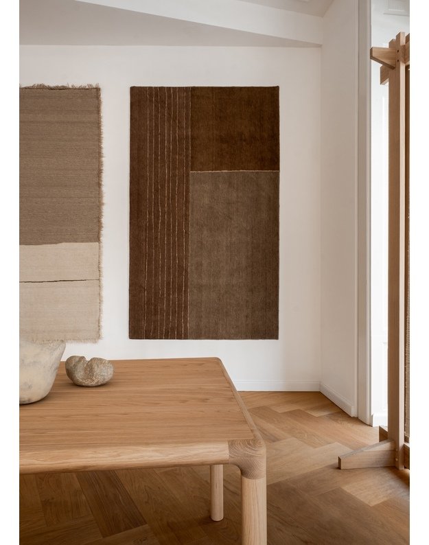 DRIFT LINE kilimas by Norm Architects | Terracotta 1