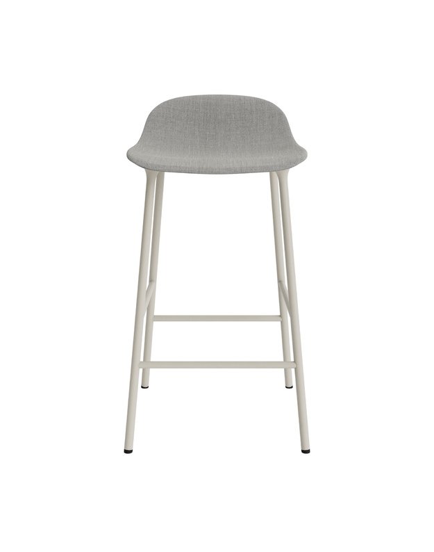 FORM BAR CHAIR LOW STEEL UPHOLSTERY | +colours 11
