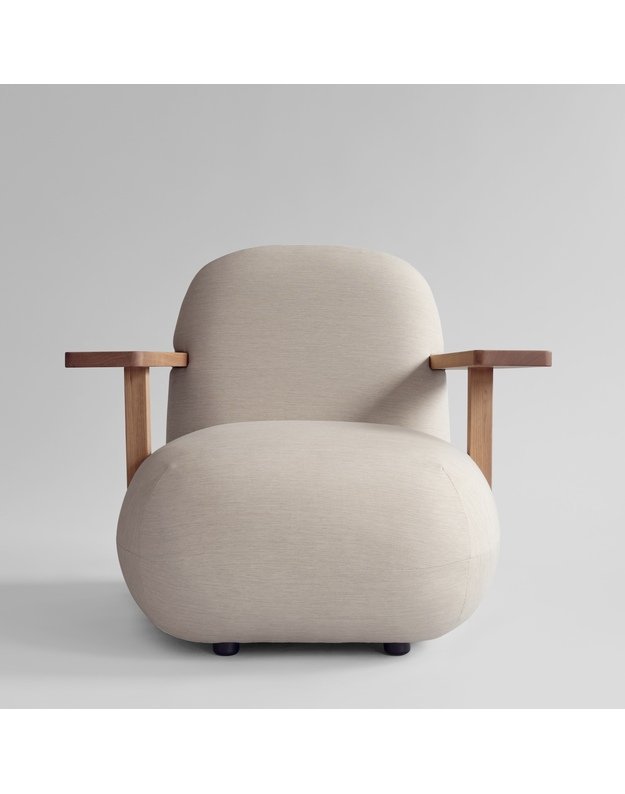FOTELIS TOE ARMREST Teak | Warm Ash 2