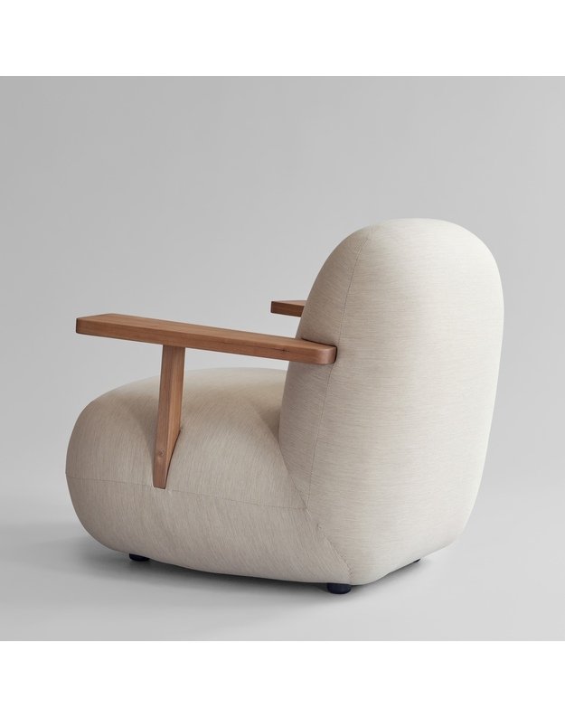 FOTELIS TOE ARMREST Teak | Warm Ash 4